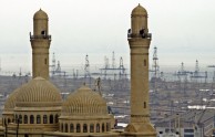 The Bibi-Heybat Mosque in Baku
