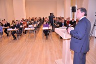 Corresponding member of Russian Academy of Sciences A.M. Muzafarov at the theoretical seminar at Baku Branch of Lomonosov MSU