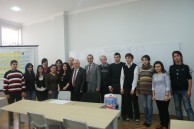 Dean of Chemistry Faculty of Lomonosov MSU V.V. Lunin at the meeting with students of Baku Branch of Lomonosov MSU