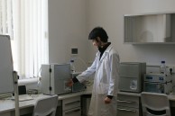 At the Analytical Chemistry laboratory