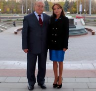 Rector of Lomonosov MSU Academician V.A. Sadovnichiy and Head of Baku Branch of Lomonosov MSU Professor N.A. Pashayeva